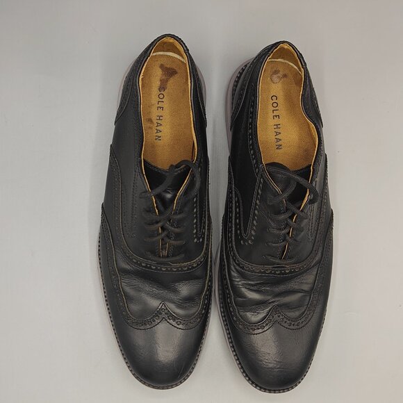 Cole Haan Oxford Wing Tip Black Leather C23428 Men’s main image 8